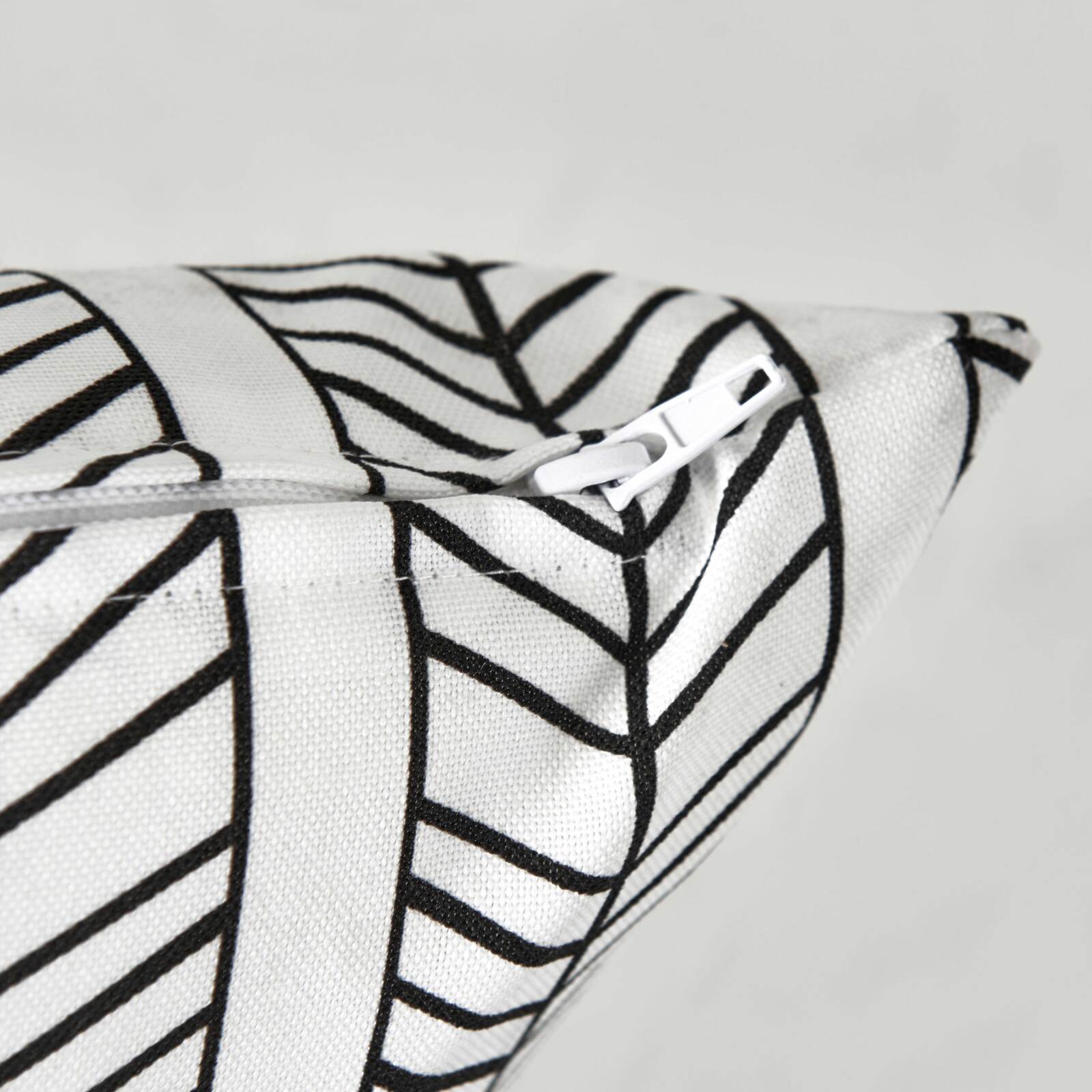 Set von 2 abnehmbaren Quadratischern Außenkissen 45 x 45 cm