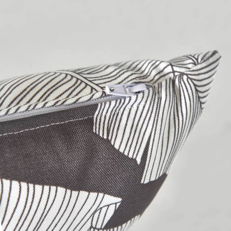 Set von 2 abnehmbaren Quadratischern Außenkissen 45 x 45 cm