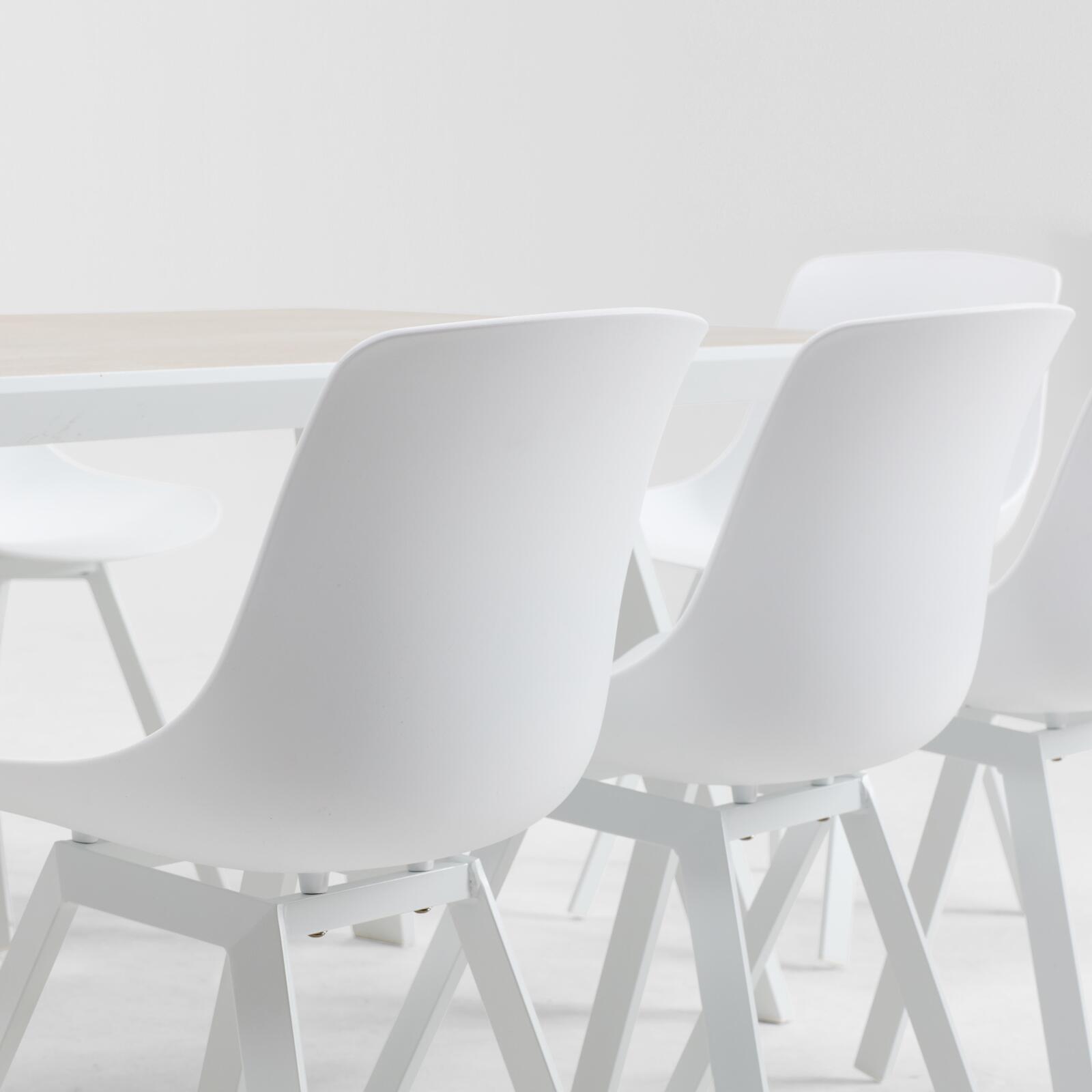 Set von 4 skandinavischen Esszimmerstuhl