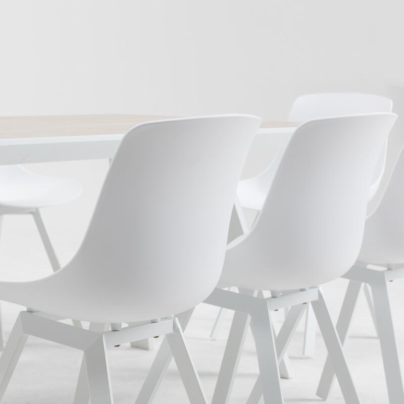 Set von 4 skandinavischen Esszimmerstuhl (5/6)