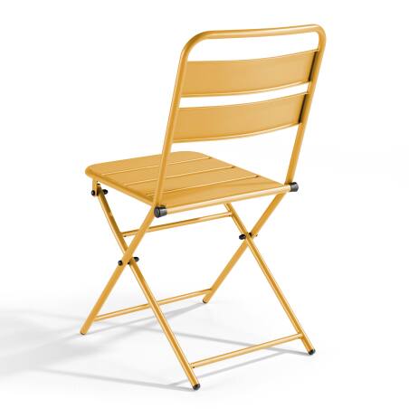 Set aus 2 klappbaren Metallstühlen  (4/6)