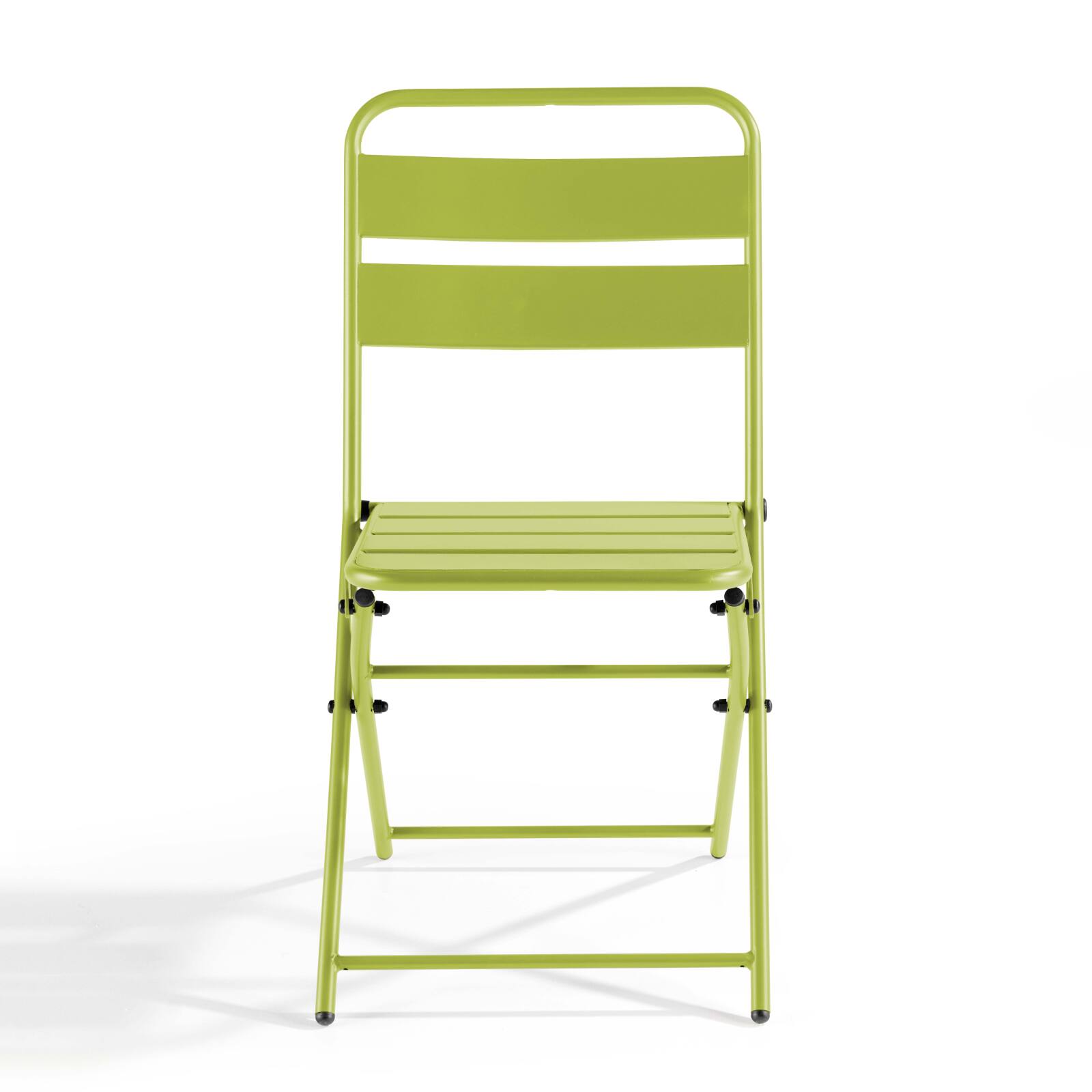 Set aus 2 klappbaren Metallstühlen 