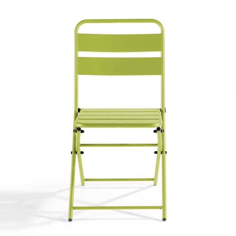 Set aus 2 klappbaren Metallstühlen  (2/6)