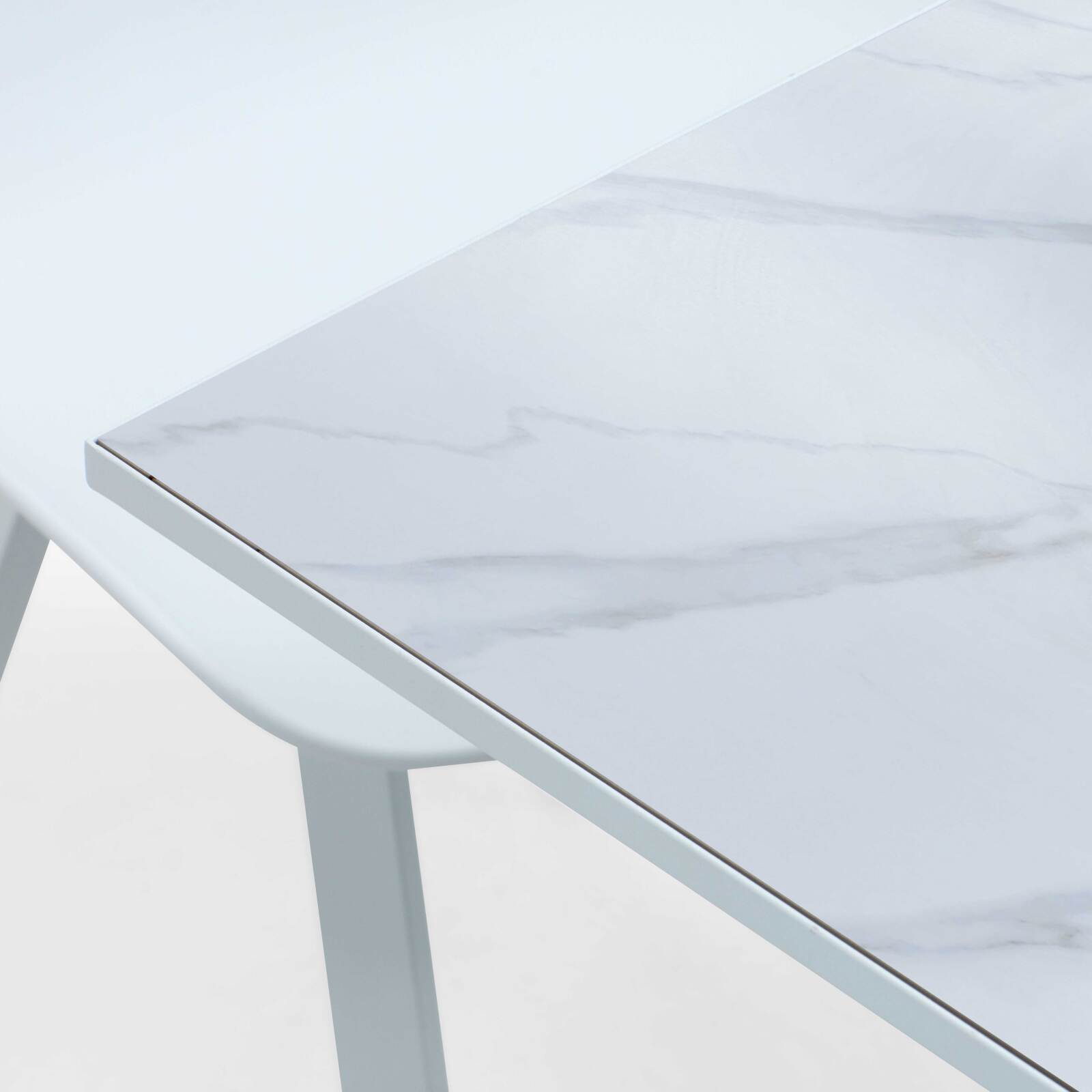 Esstisch mit skandinavischem Keramik-Design für 8 Personen 