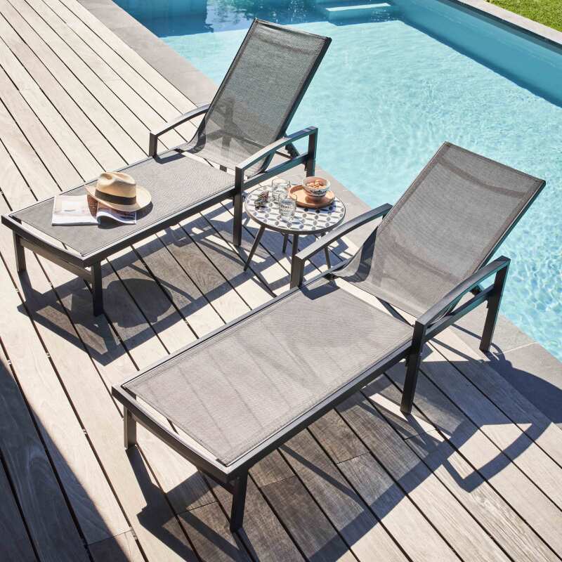 Runder Garten Couchtisch mit MOSAIK-Muster Ø 45 cm