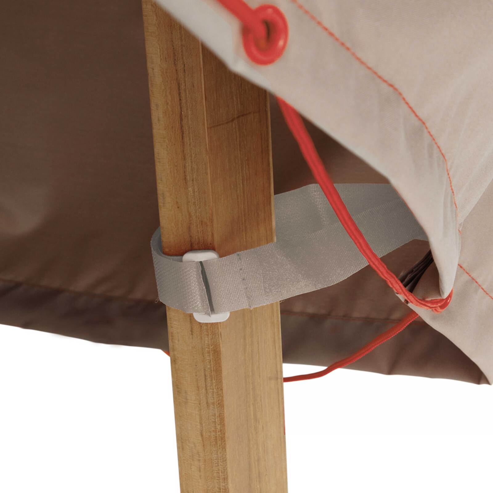 Rechteckige Grillabdeckung 110 x 58 x 60 cm Taupe