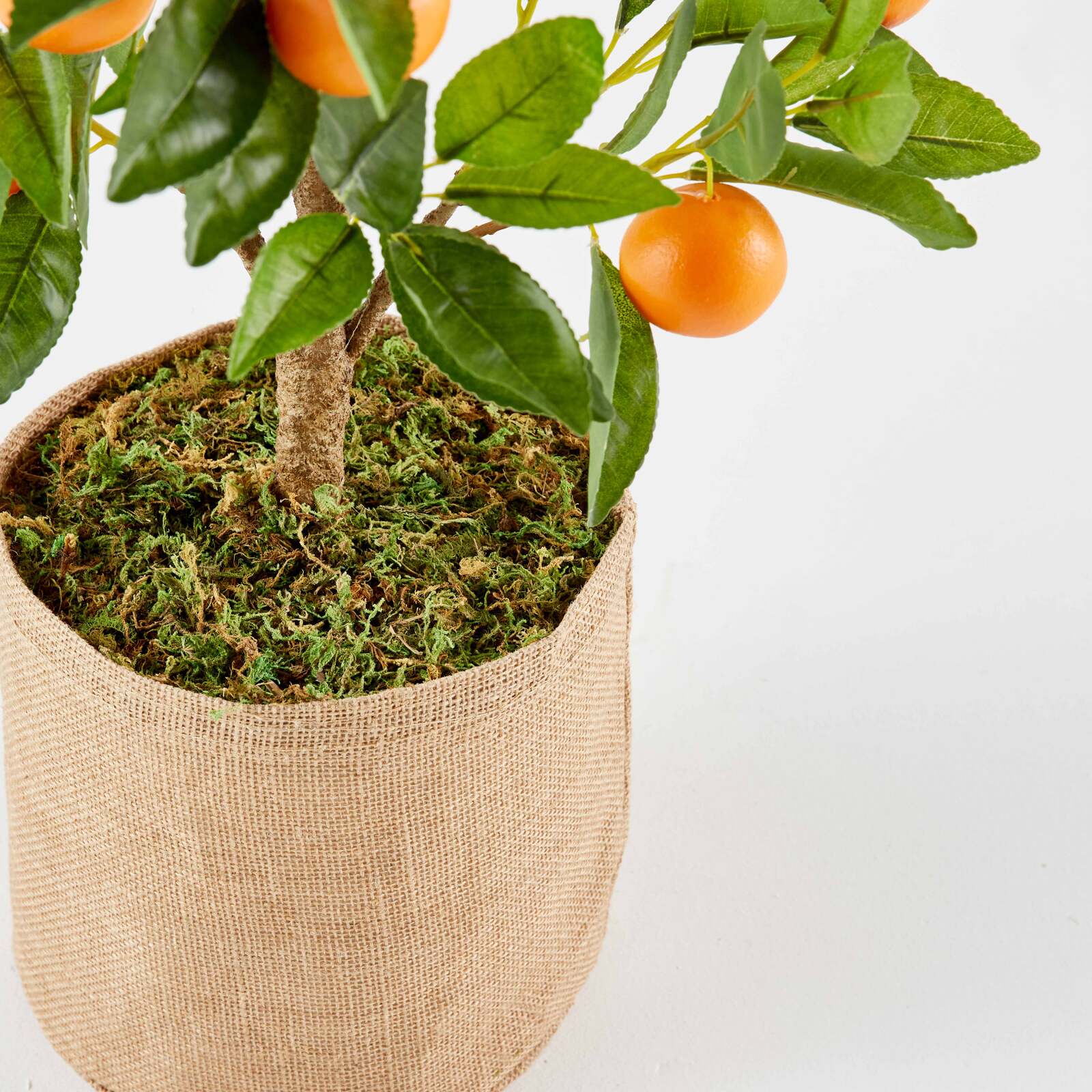 Künstliche Orange im Topf, Höhe 75 cm 