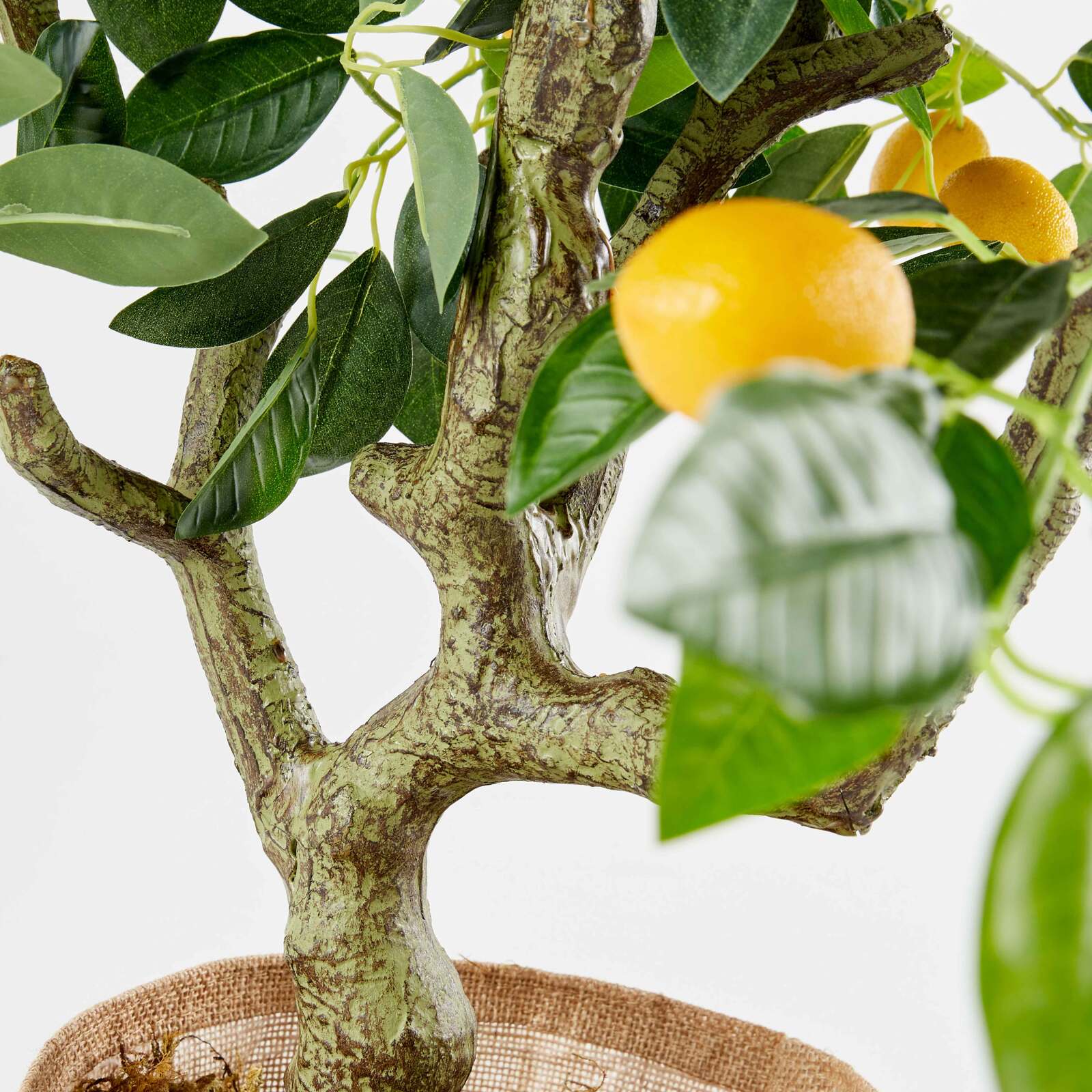 Künstlicher Zitronenbaum im Topf, Höhe 115 cm 