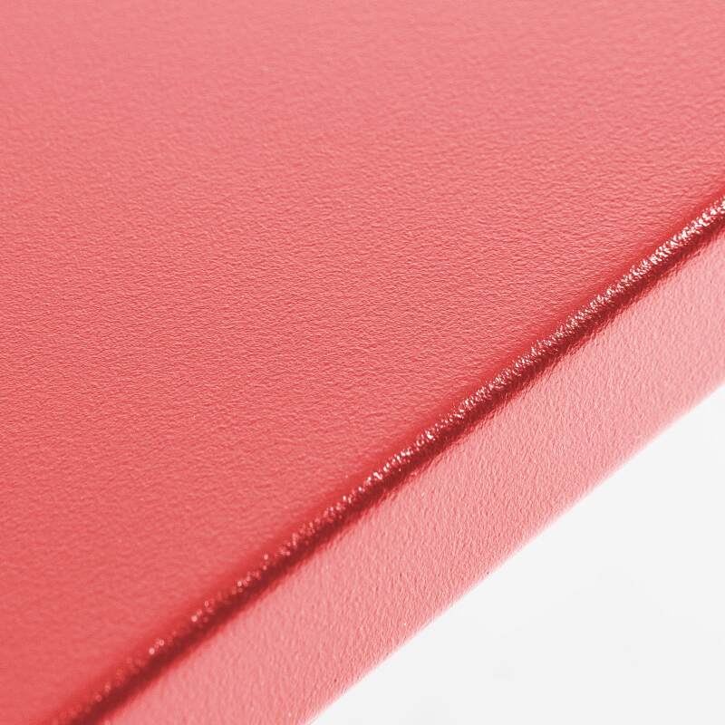 Quadratischer Bistrot-Gartentisch 70 x 70 cm und 2 Metallstühle  (3/7)