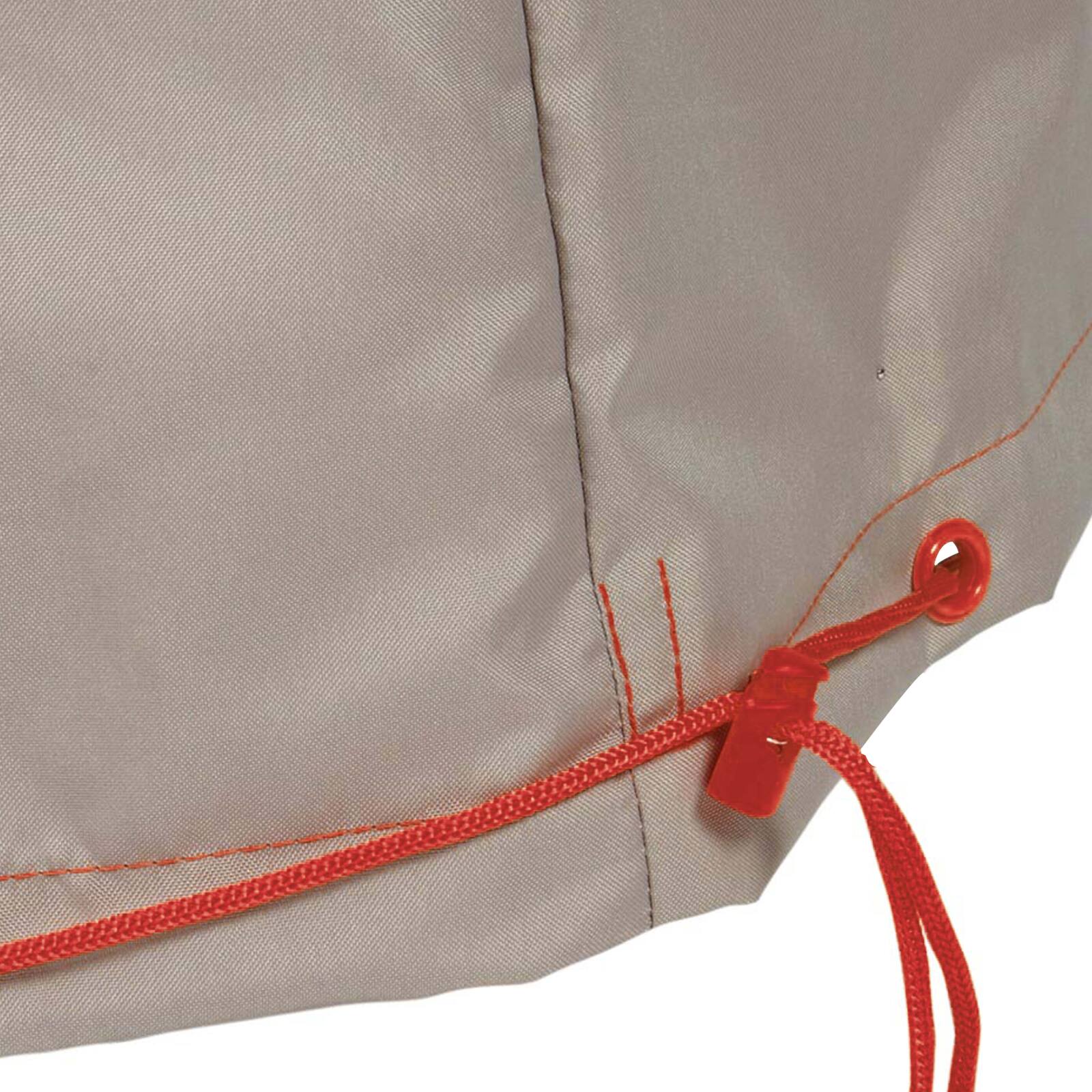 Rechteckige Grillabdeckung 150 x 60 x 90 cm Taupe