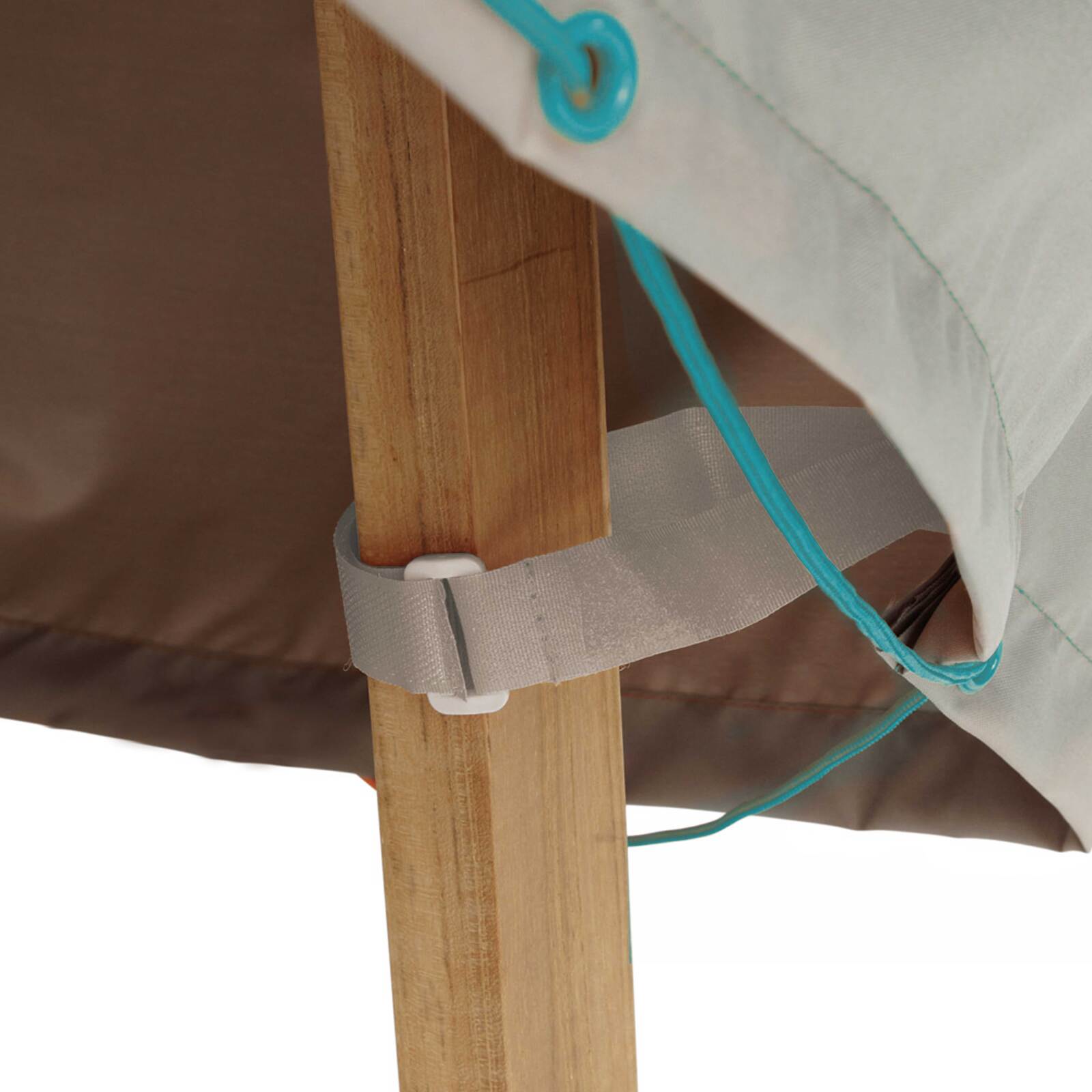 Gartenmöbelabdeckung 310 x 130 x 60 cm in Taupe für den Wohnbereich  Gartenmöbelabdeckung 310 x 130 x 60 cm in Taupe für den Wohnbereich