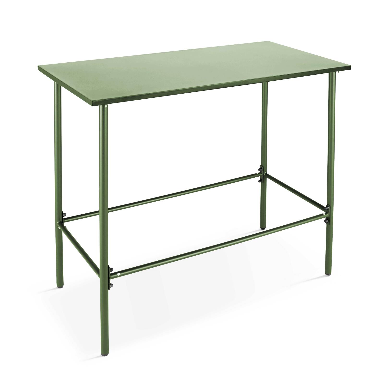 Rechteckiges Hochtischset + 4 Hochstühle