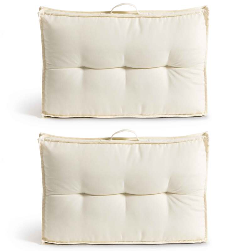 Set von 2 Rückenkissen für Paletten