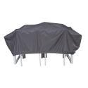 Gartenmöbelabdeckung 180 x 110 x 60 cm grau