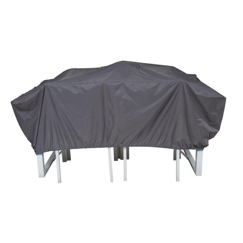Gartenmöbelabdeckung 180 x 110 x 60 cm grau