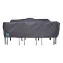 Gartenmöbelabdeckung 200 x 130 x 60 cm grau