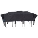 Gartenmöbelabdeckung 240 x 130 x 60 cm grau