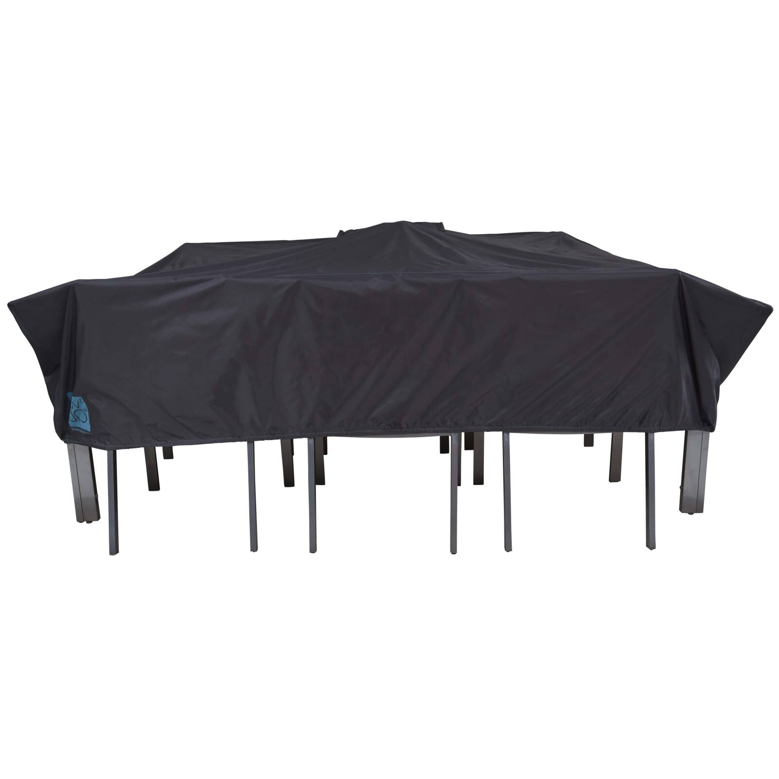 Gartenmöbelabdeckung 240 x 130 x 60 cm grau