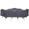 Gartenmöbelabdeckung 310 x 130 x 60 cm grau