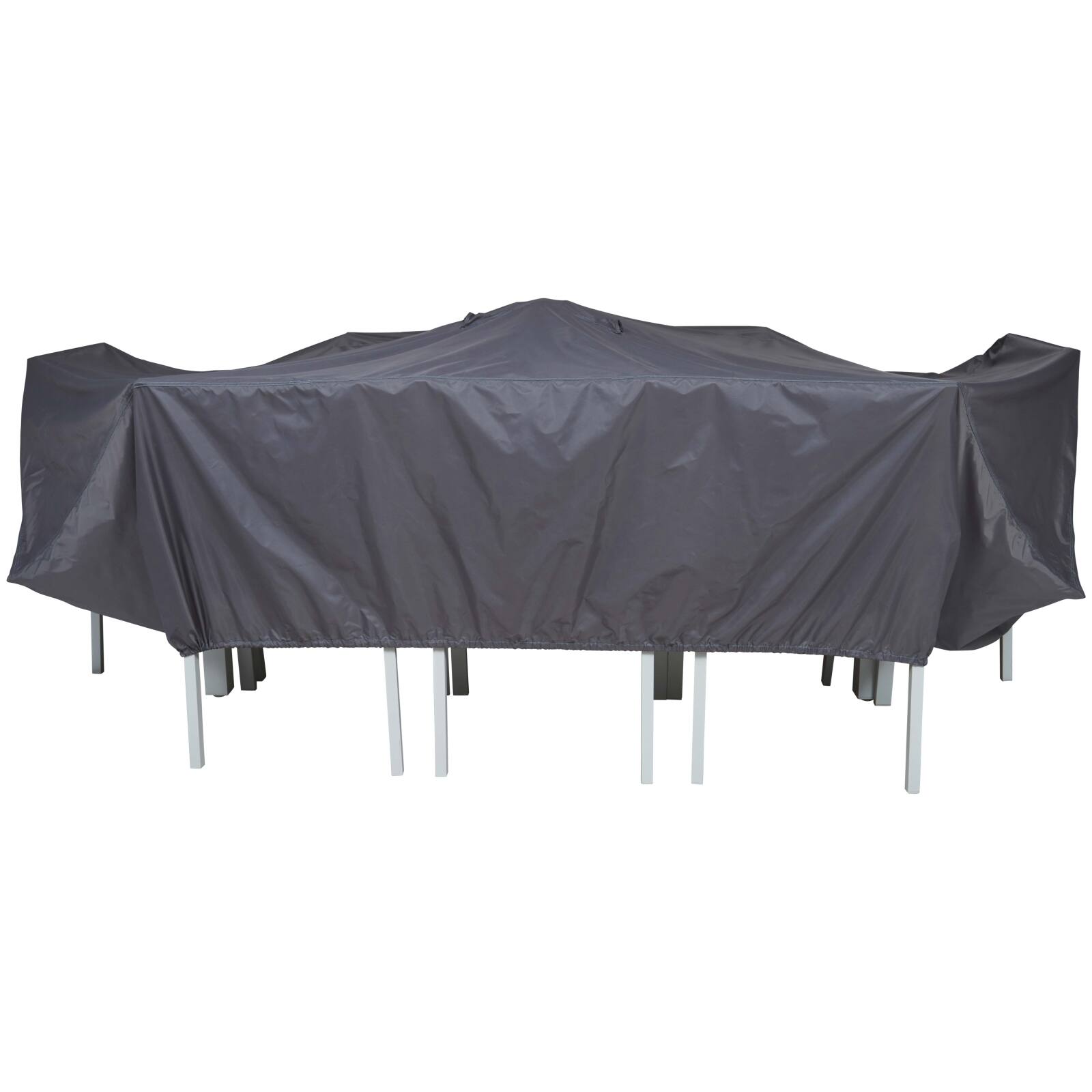 Gartenmöbelabdeckung 310 x 130 x 60 cm grau  Gartenmöbelabdeckung 310 x 130 x 60 cm grau