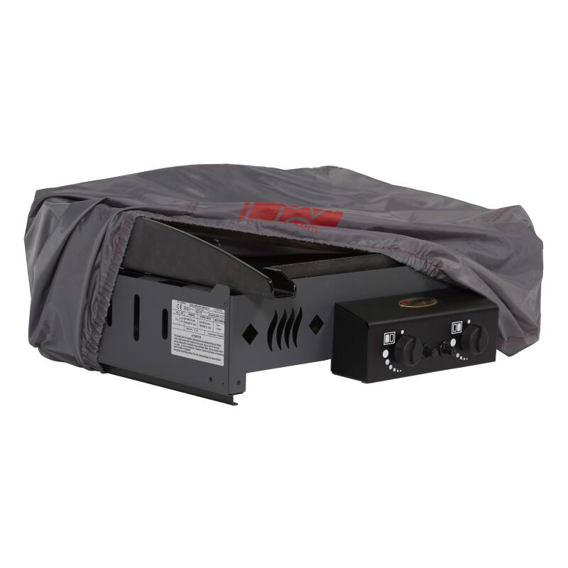 Plancha Abdeckung 60 x 45 x 40 cm Grau