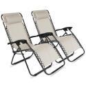 Set aus 2 Relaxsessel, 2-fach verstellbar 