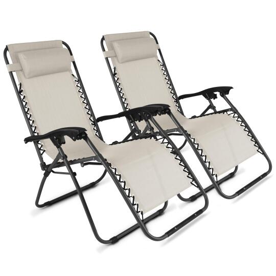 Set aus 2 Relaxsessel, 2-fach verstellbar