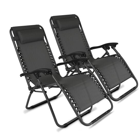 Set aus 2 Relaxsessel, 2-fach verstellbar