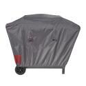 Rechteckige Grillabdeckung 150 x 60 x 90 cm Grau
