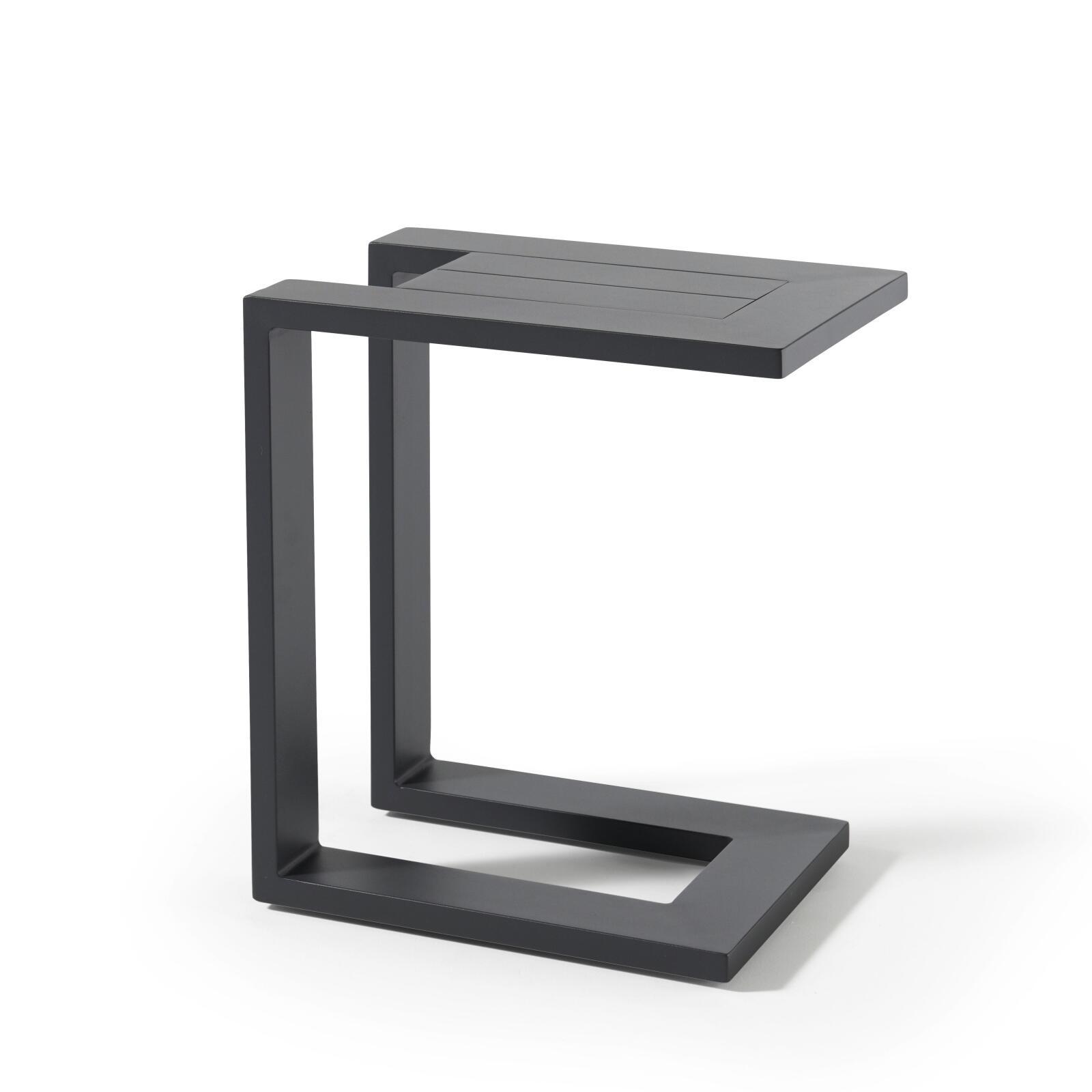 Sonnenliegestuhl mit Kissen und Tablett, 5-fach verstellbar 