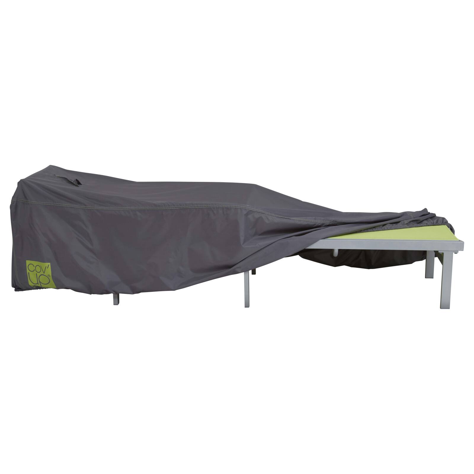 Liegestuhlbezug 200 x 75 cm grau Liegestuhlbezug 200 x 75 cm grau