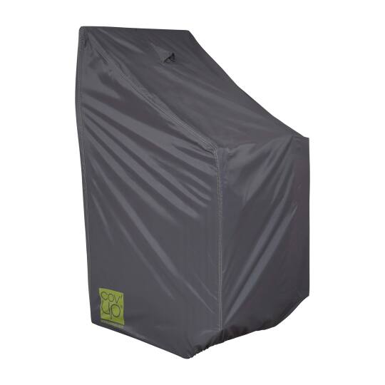 Abdeckung für stapelbare Gartenstühle 66 x 66 x 120 cm grau