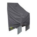 Abdeckung für stapelbare Gartenstühle 66 x 66 x 120 cm grau