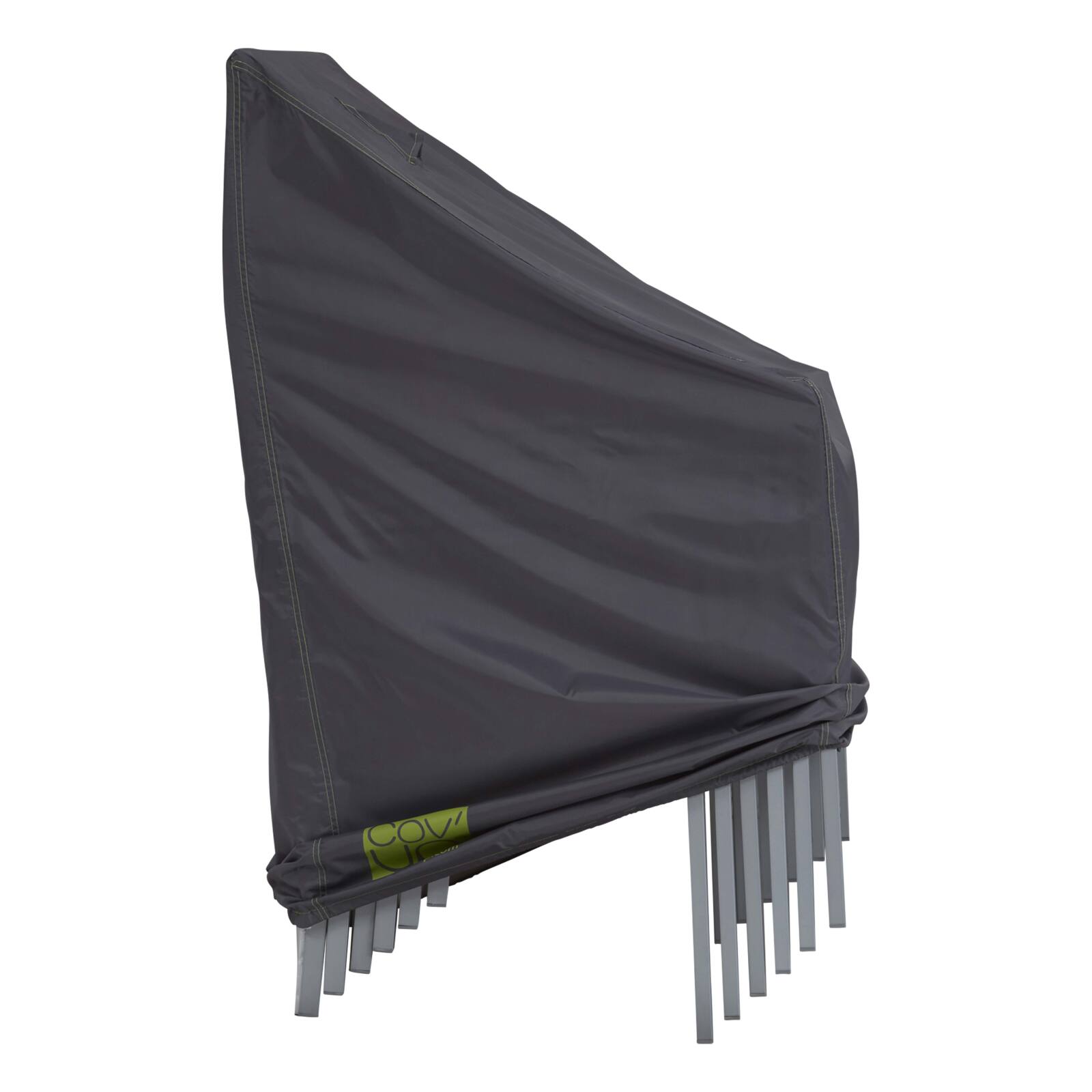 Abdeckung für stapelbare Gartenstühle 66 x 66 x 120 cm grau Abdeckung für stapelbare Gartenstühle 66 x 66 x 120 cm grau