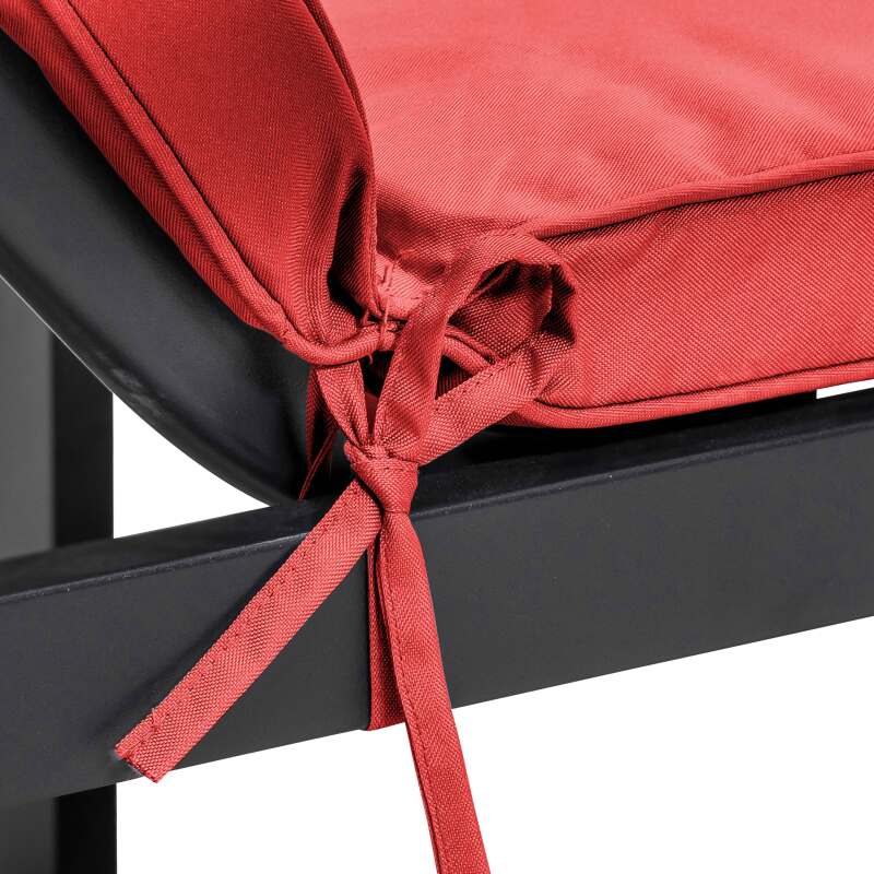 Set aus 2 einfarbigen Liegestuhlkissen  (6/7)