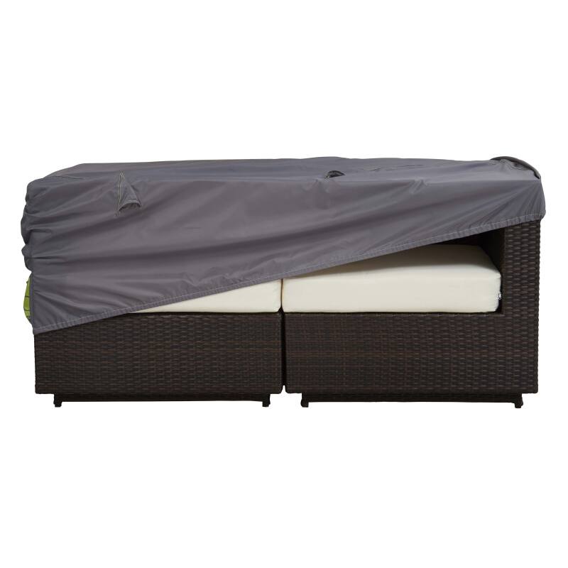 Gartenstuhlhülle 130 x 75 x 60 cm grau