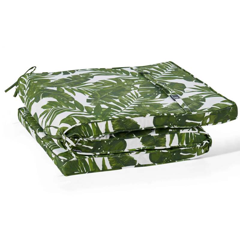 Set aus 2 Liegestuhlkissen mit Mustern (2/6)