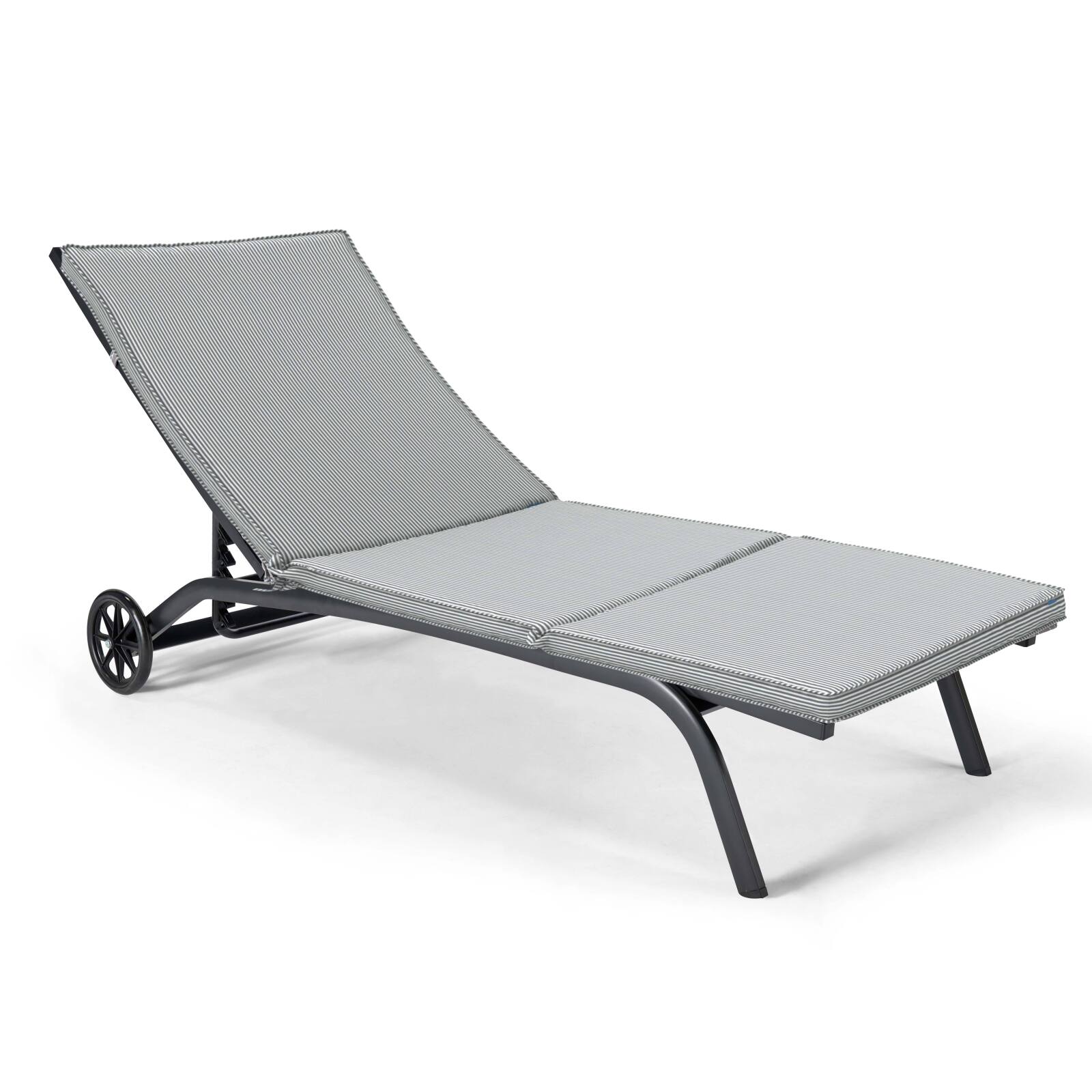 Set aus 2 Liegestuhlkissen mit Mustern