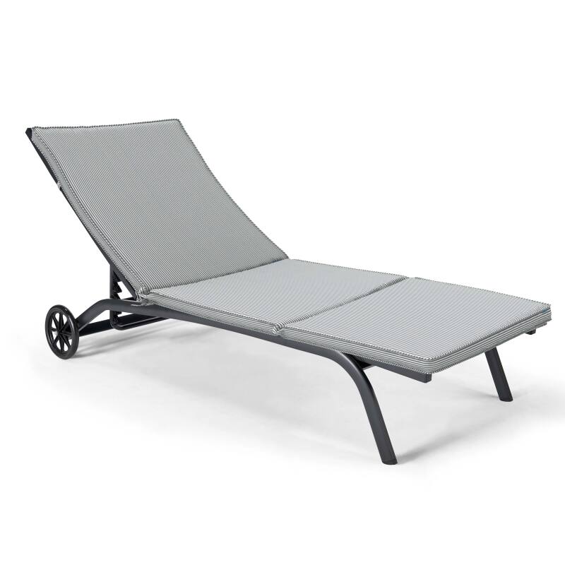 Set aus 2 Liegestuhlkissen mit Mustern