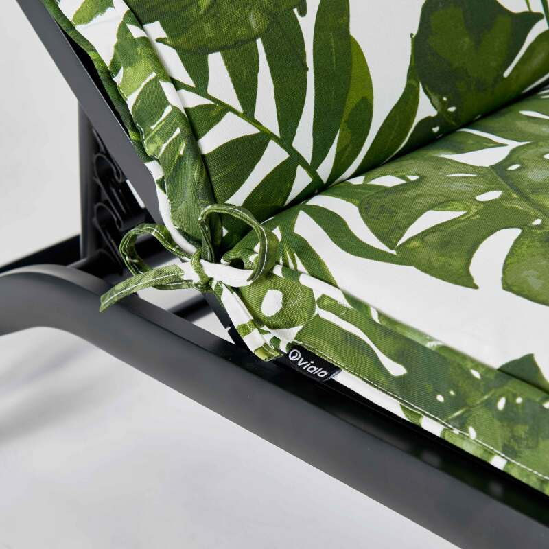 Set aus 2 Liegestuhlkissen mit Mustern (3/6)