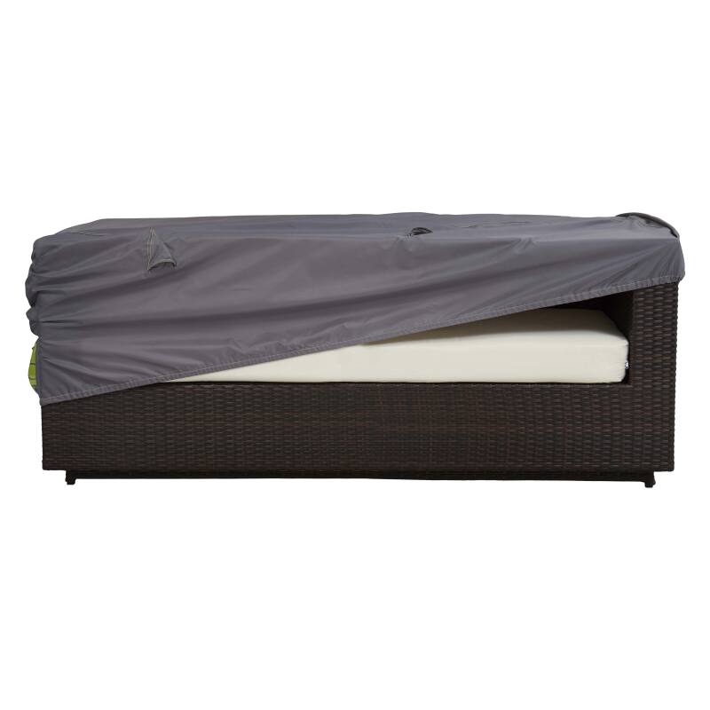 Gartenstuhlhülle 205 x 75 x 60 cm grau