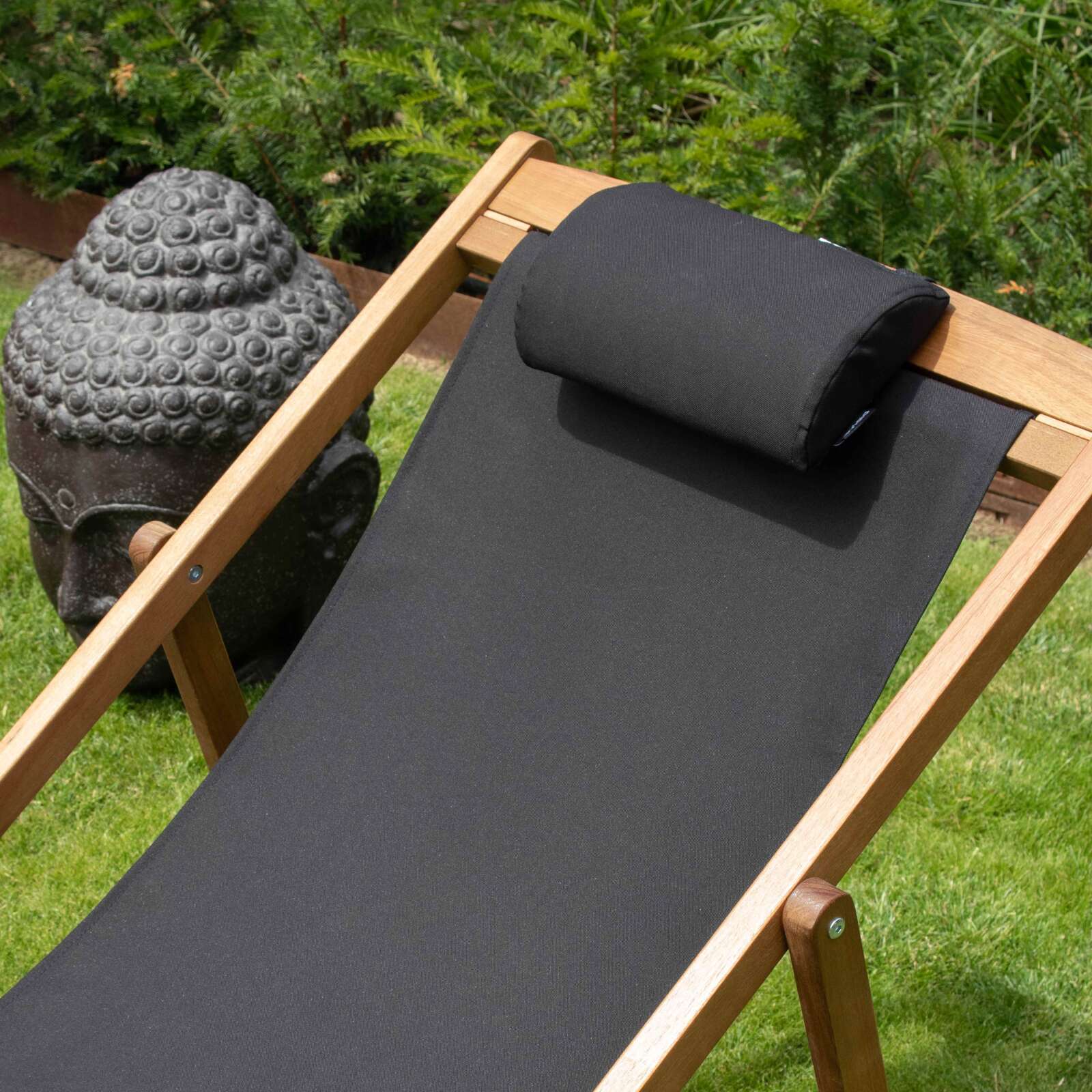 2er-set verstellbaren Eukalyptus-FSC®-Sonnensesseln