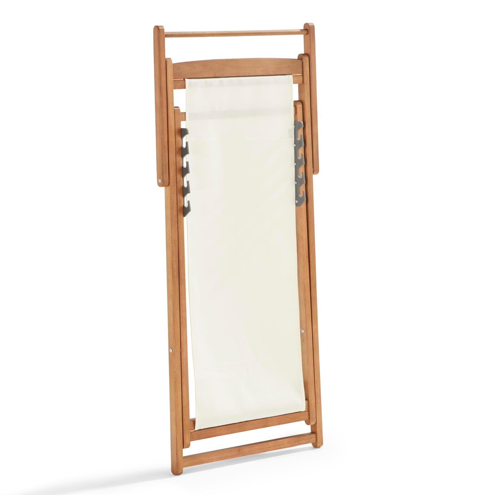 2er-set verstellbaren Eukalyptus-FSC®-Sonnensesseln