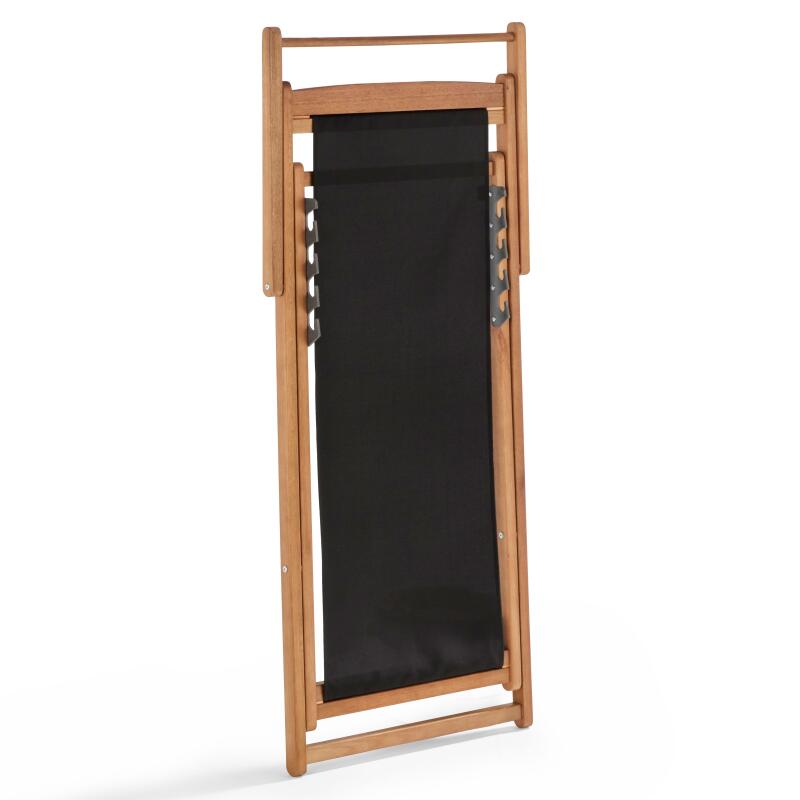 2er-set verstellbaren Eukalyptus-FSC®-Sonnensesseln (3/7)