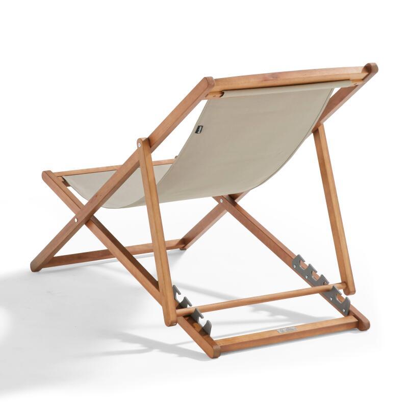 2er-set verstellbaren Eukalyptus-FSC®-Sonnensesseln (3/7)