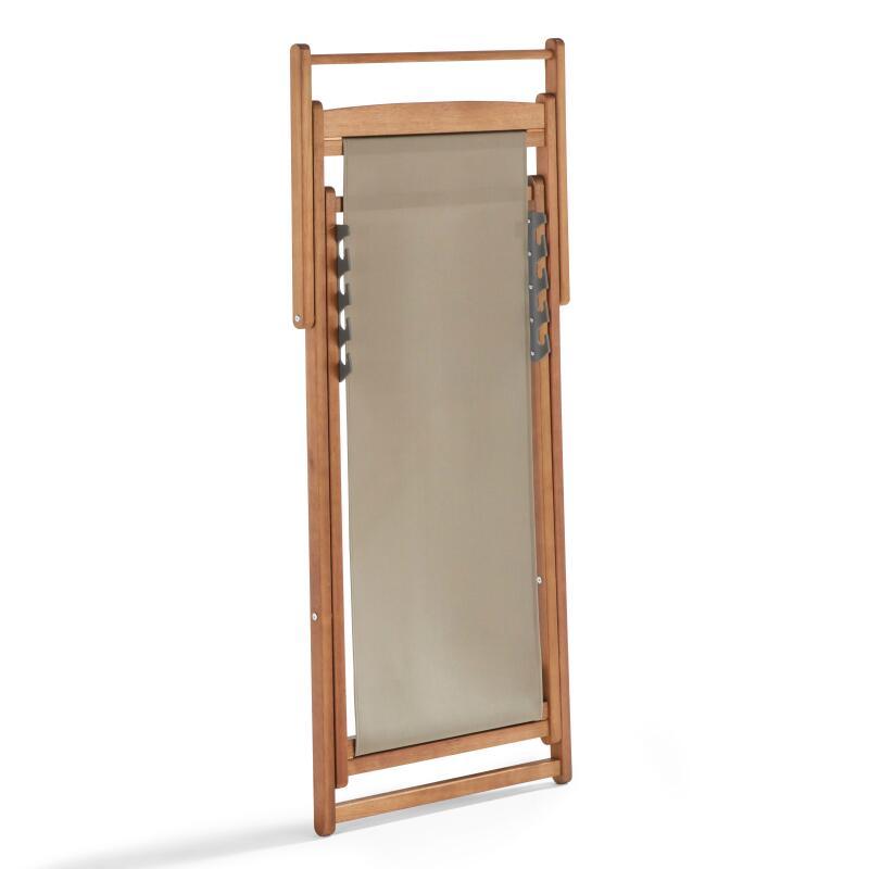 2er-set verstellbaren Eukalyptus-FSC®-Sonnensesseln (4/7)