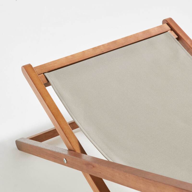 2er-set verstellbaren Eukalyptus-FSC®-Sonnensesseln (5/7)