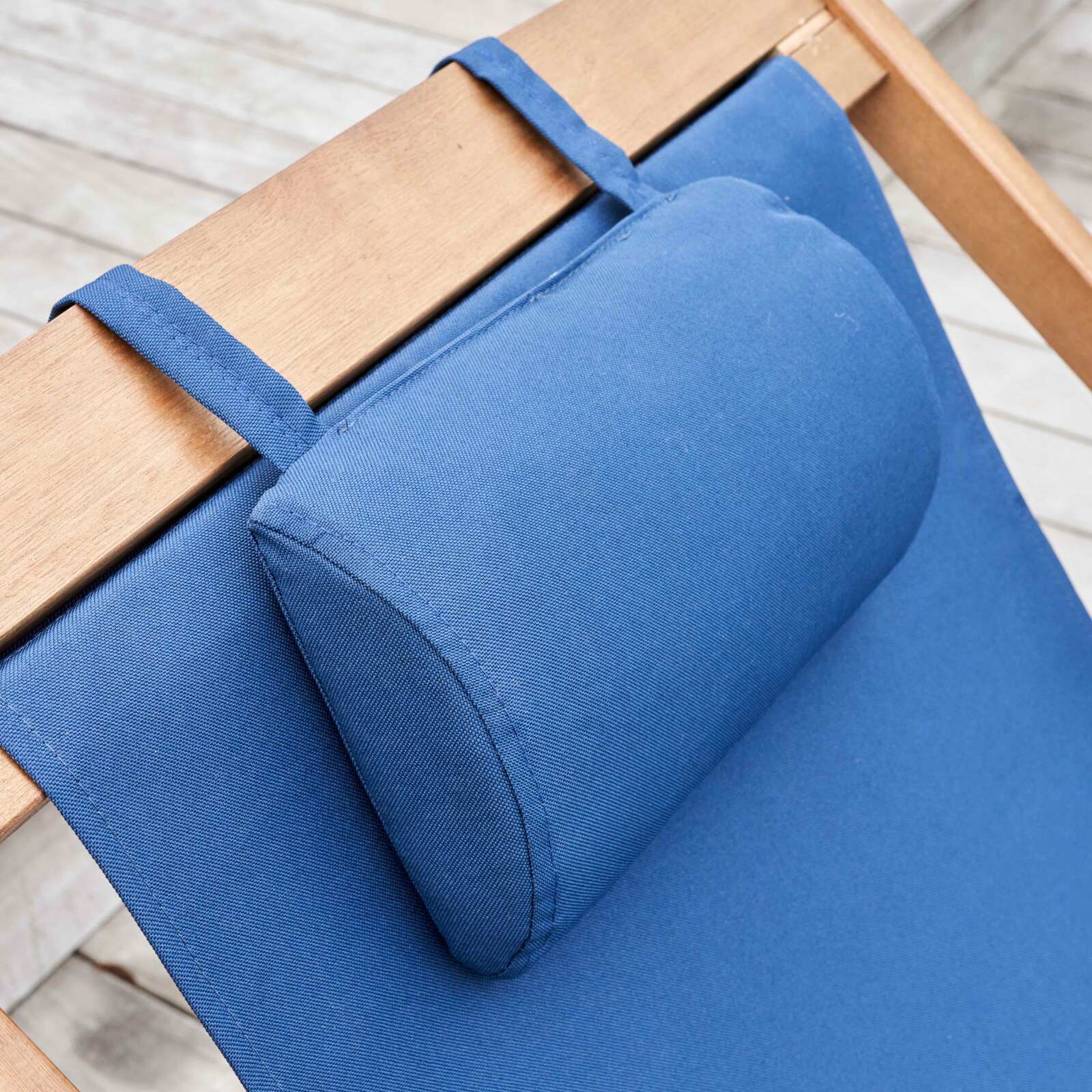 2er-set verstellbaren Eukalyptus-FSC®-Sonnensesseln