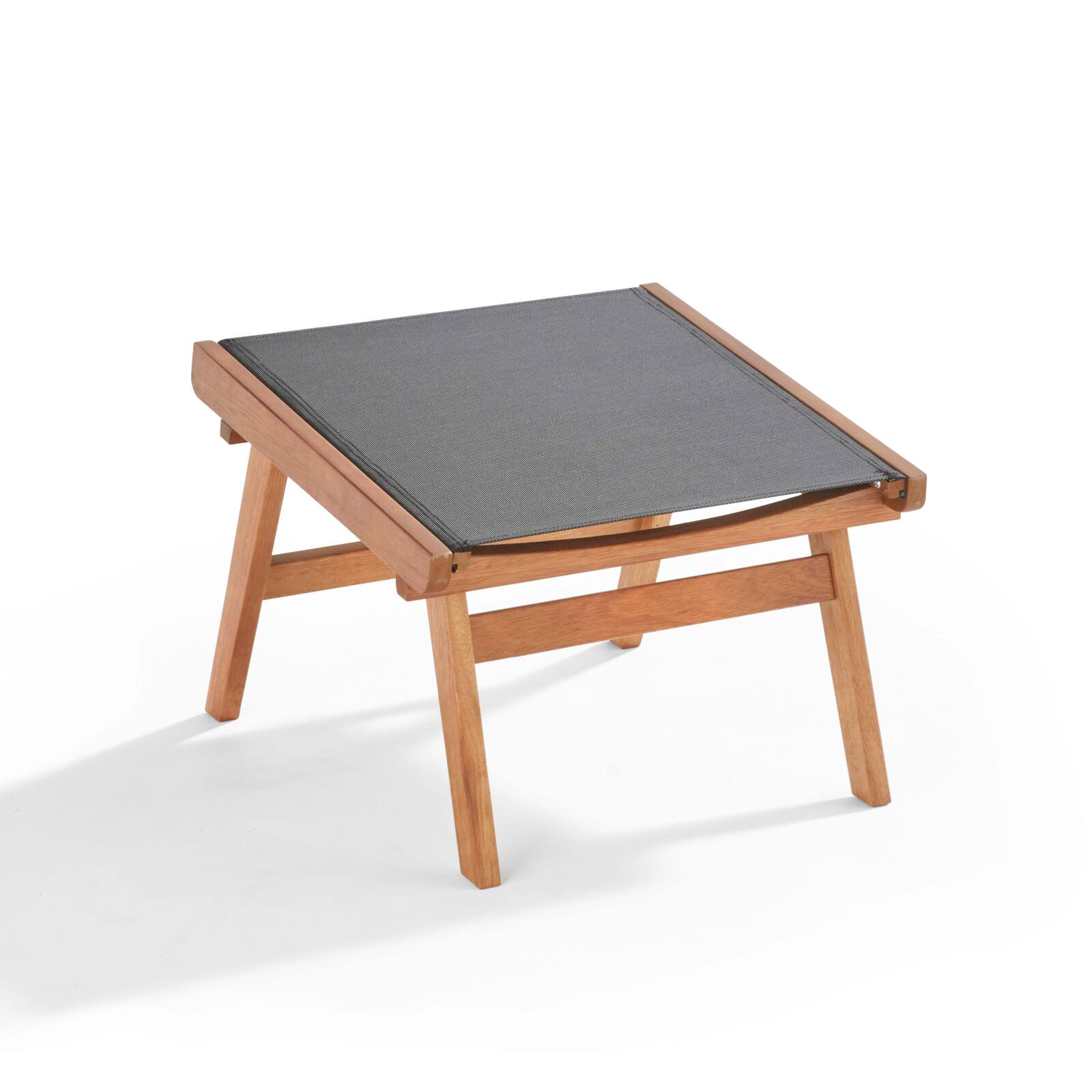 Entspannungssessel aus FSC®-zertifiziertem Eukalyptusholz mit Fußstütze 