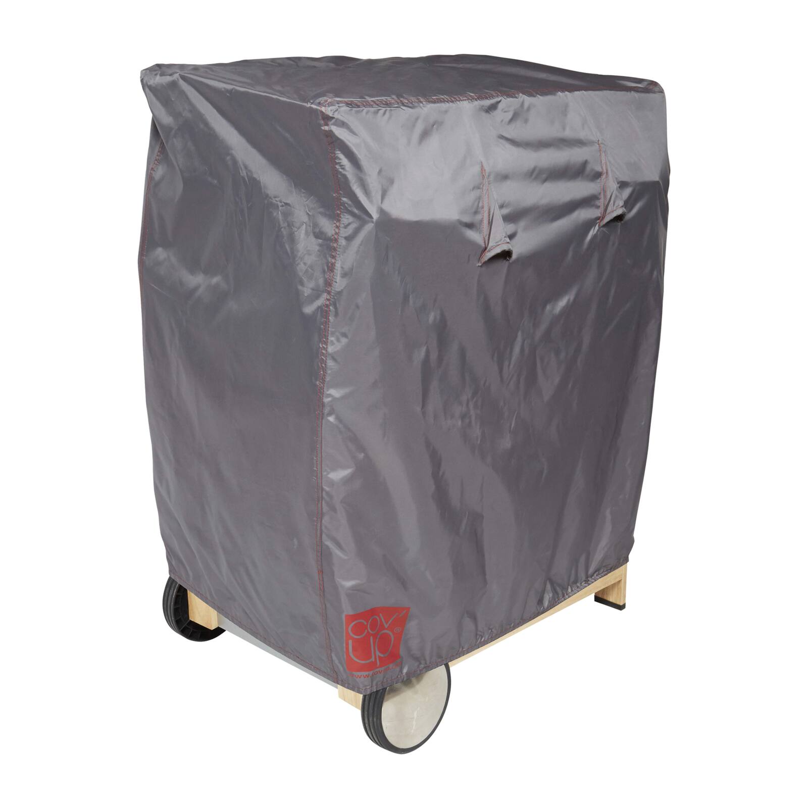 Rechteckige Grillabdeckung 102 x 46 x 92 cm Grau